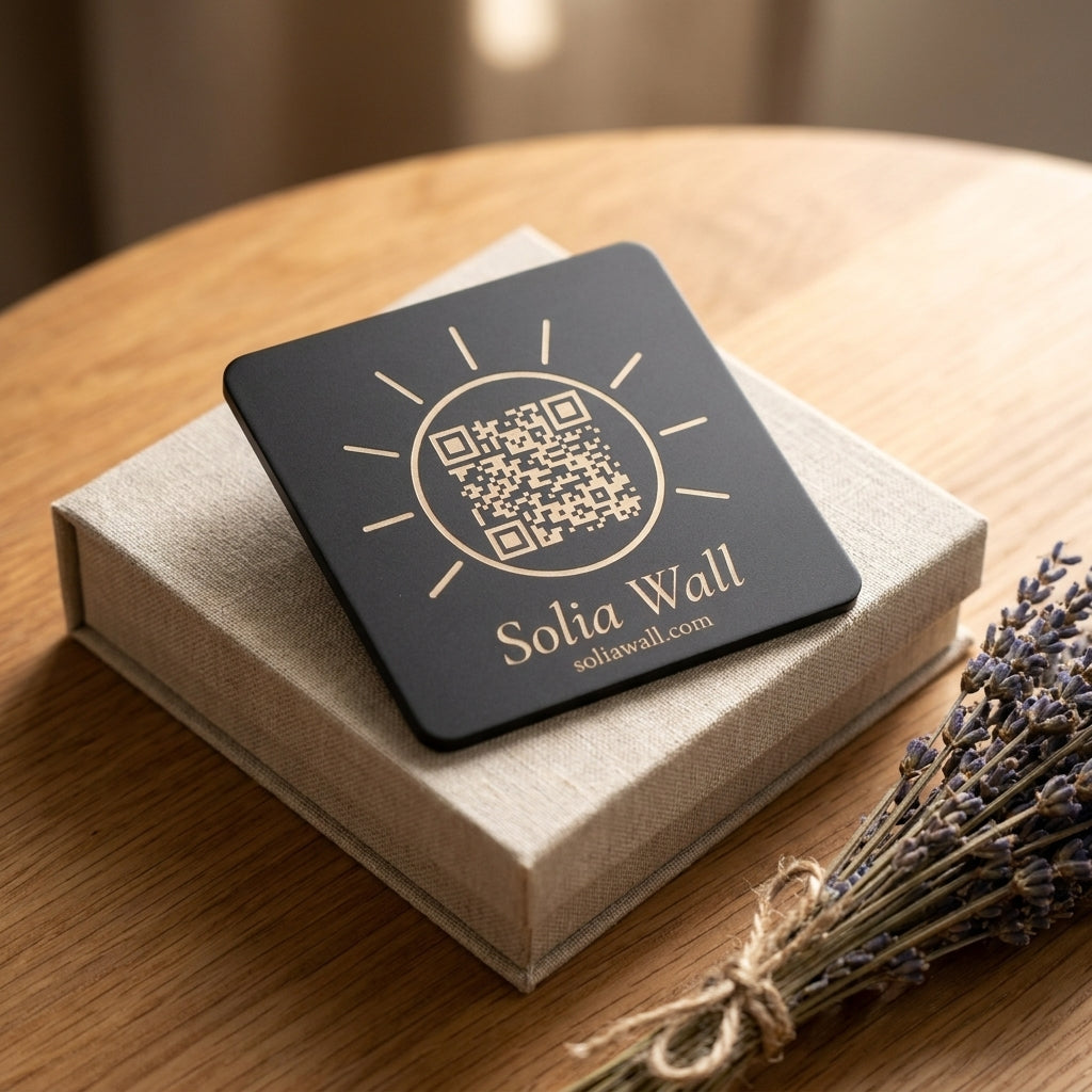 The Solia Wall plaque — box closed thank you