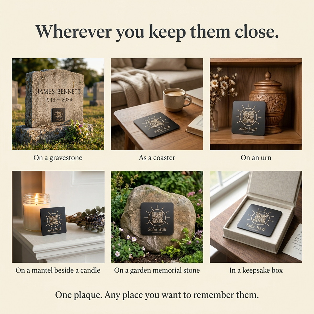 The Solia Wall Plaque